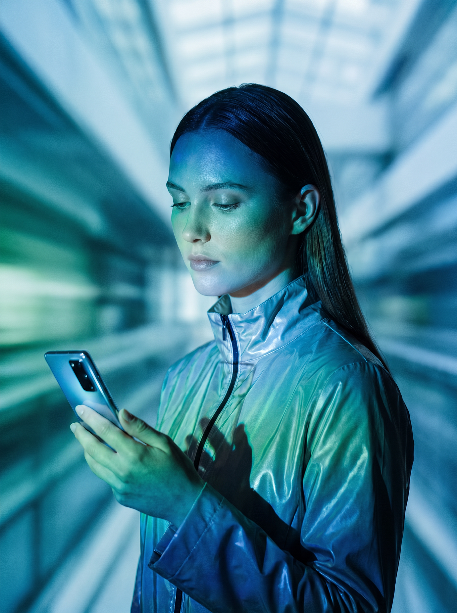 Cliente formalizando uma operação pelo celular, jornada conduzida por IA da eRisk